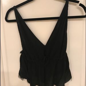 BRANDY MELVILLE BLACK TANKTOP